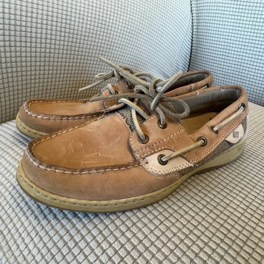 Sperry‎ Women's Tan Boat Shoes, Size 8.5